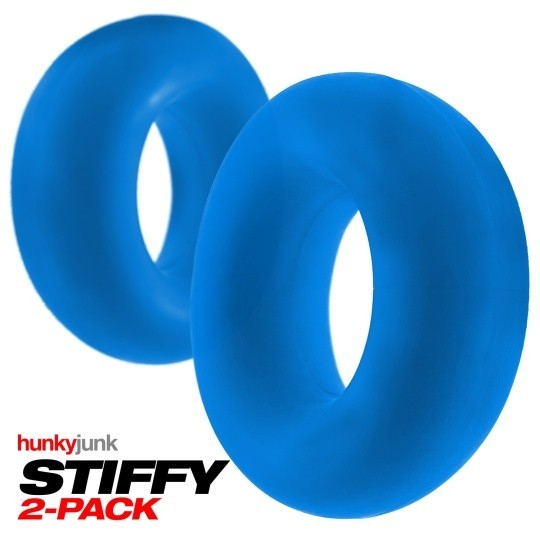 STIFFY Bulge C-Ring 2 pack Blau HÜNKYJUNK 3