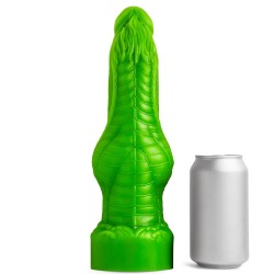 KNAUGHTY DRAGON L Electric Green Hankey's Toys 1