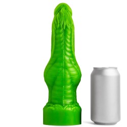 KNAUGHTY DRAGON M Electric Green Hankey's Toys 1